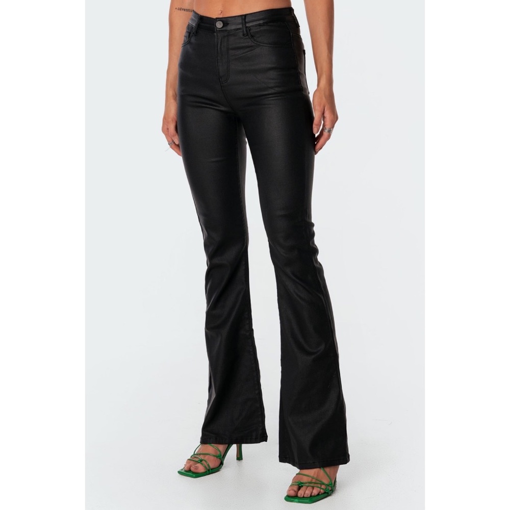 🚫SOLD🚫 Edikted Faux Leather Flare Pants